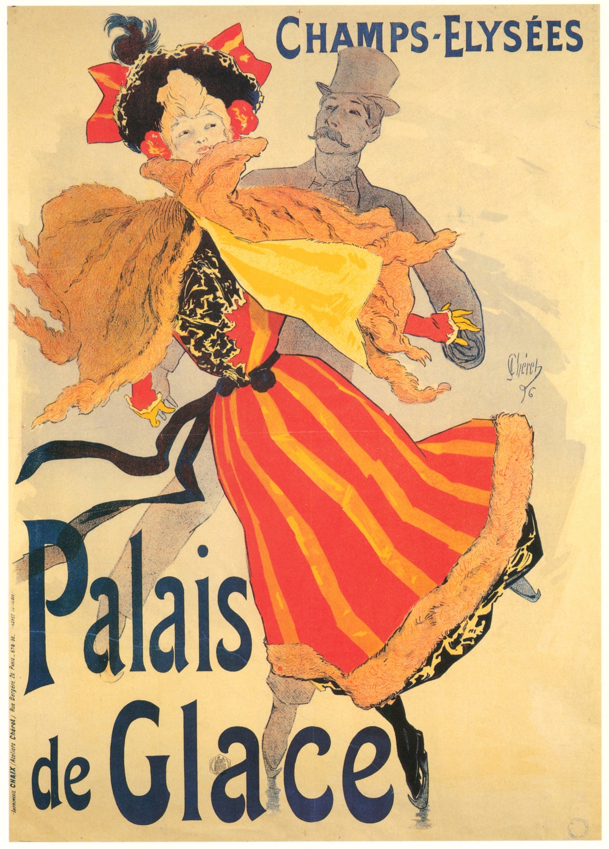 Jules Chéret — Palais de Glace, Champs-Élysées | Vintage Poster Print