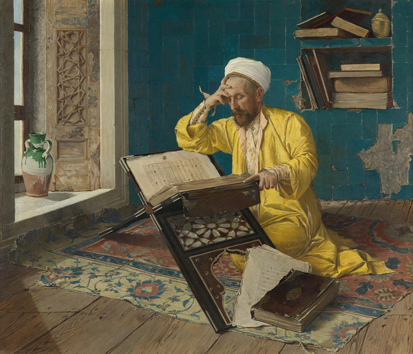 Osman Hamdi Bey — Scholar with Quran | Fine Art Print