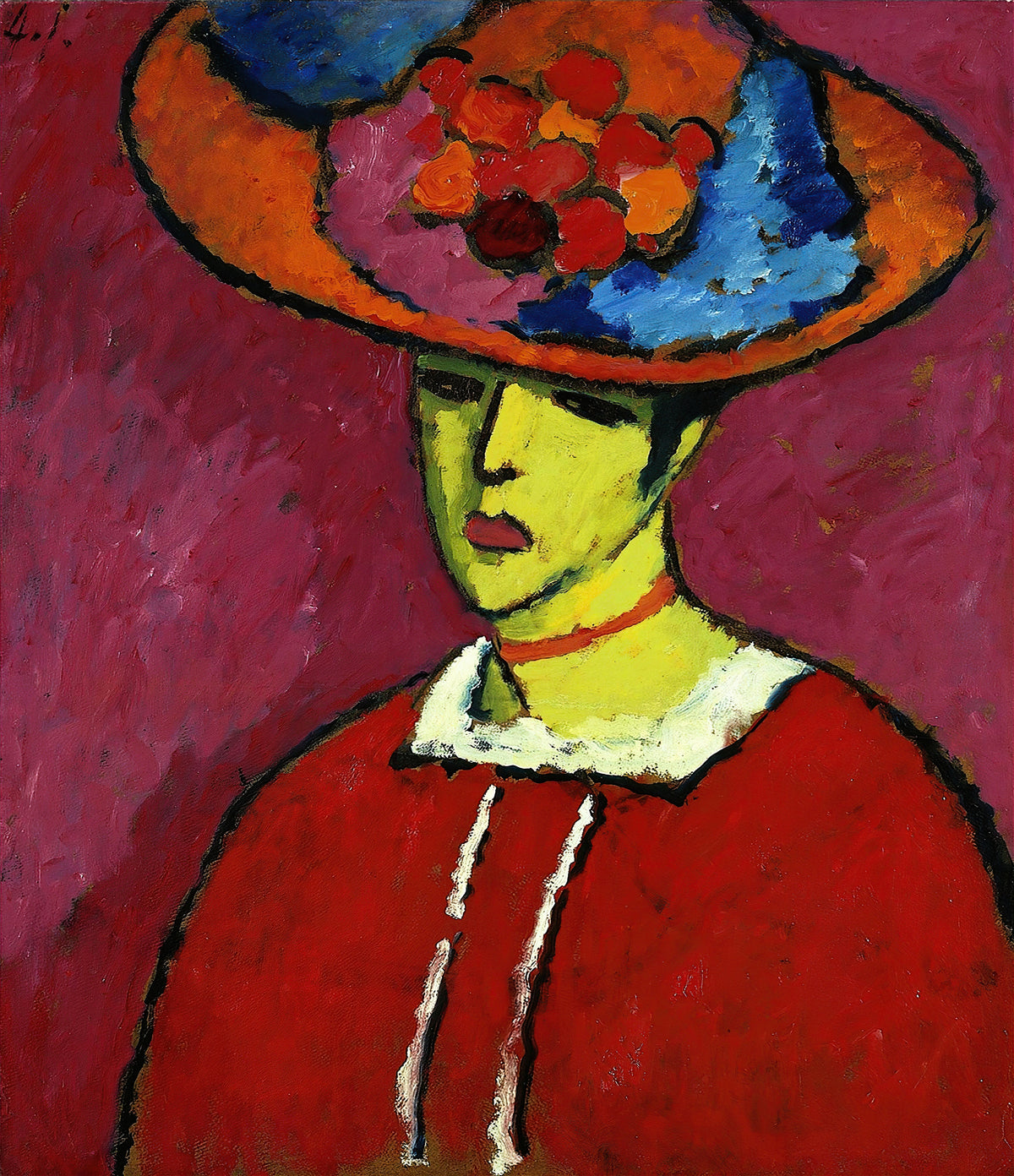Alexej von Jawlensky — Schokko with Wide-Brimmed Hat | Expressionist Fine Art Print