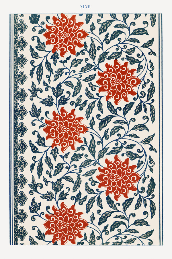 Owen Jones — Examples of Chinese Ornament, Plate 47 | Ornament Plate Print