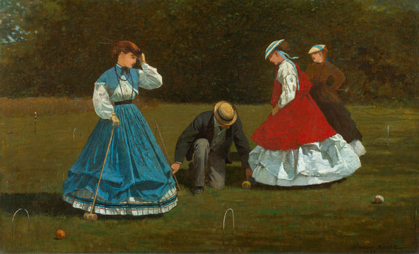 Winslow Homer — Croquet Scene | Fine Art Print