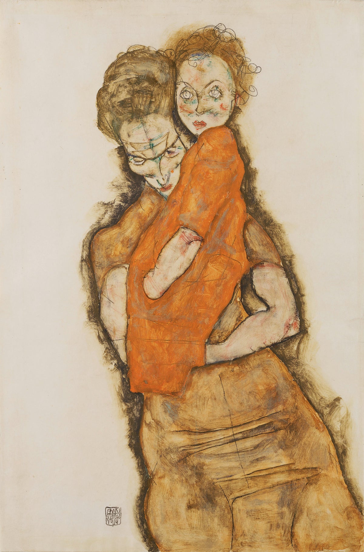 Egon Schiele — Mother and Child | Fine Art Print