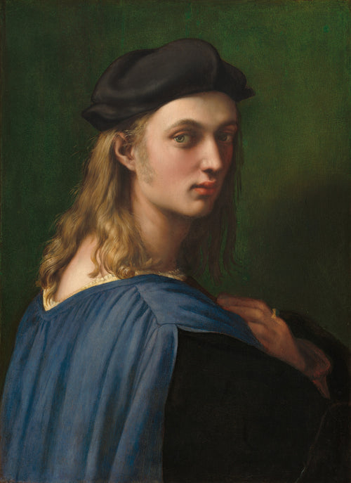 Bindo Altoviti by Raphael — A young Florentine banker glances back in a black beret