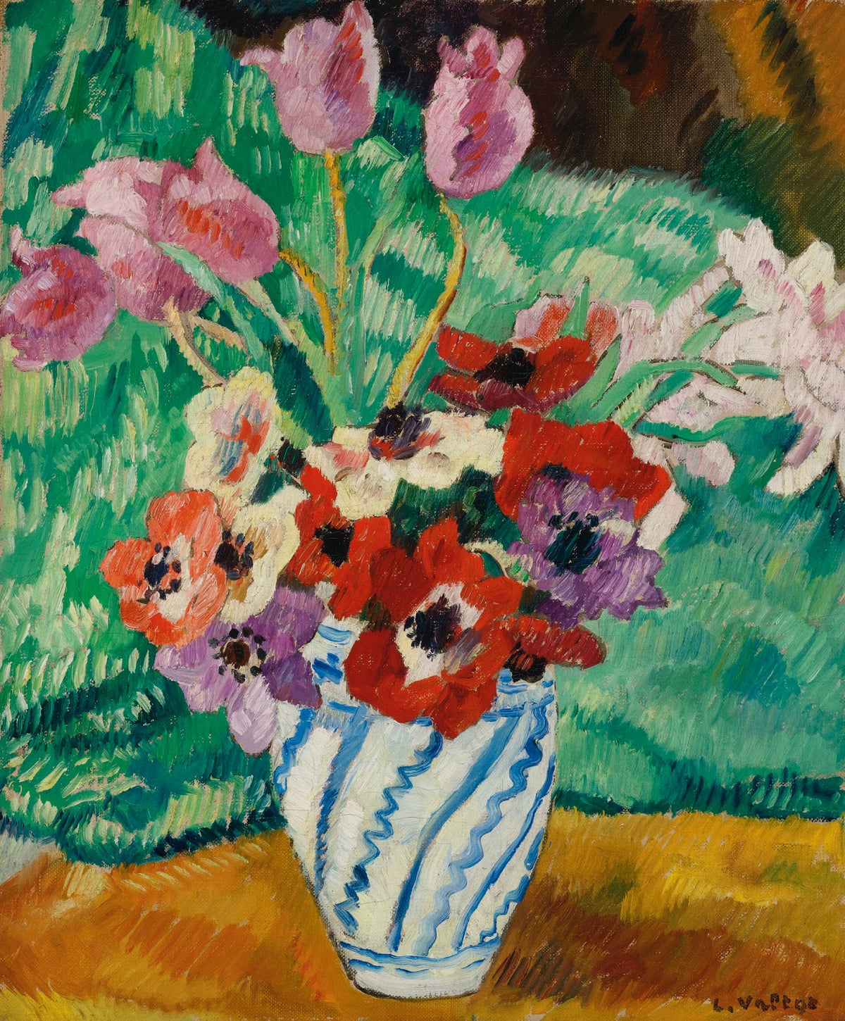 Louis Valtat — Tulips and Anemones | Fauvist Fine Art Print