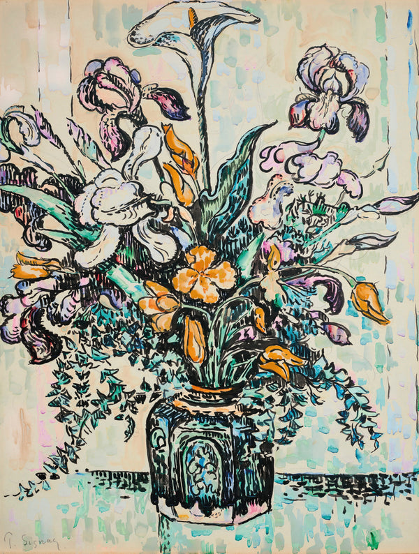 Paul Signac — Bouquet of Iris | Fine Art Print