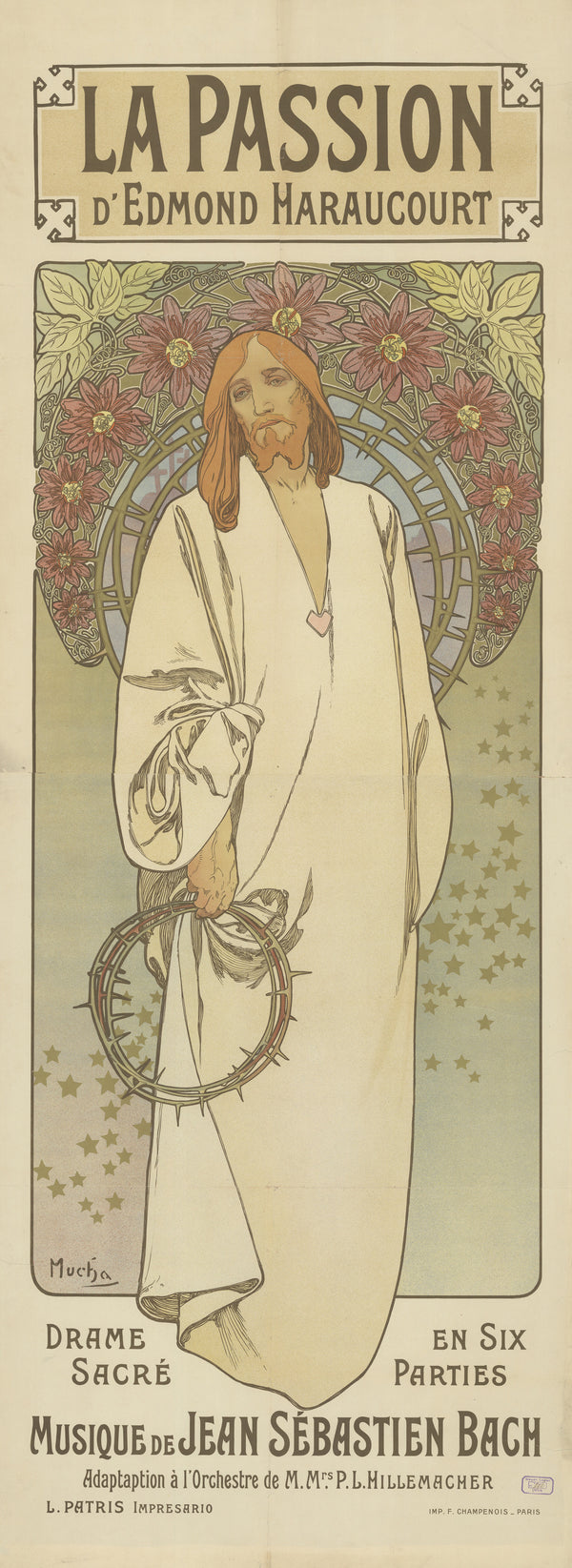 Alphonse Mucha — La Passion d'Edmond Haraucourt | Vintage Poster Print