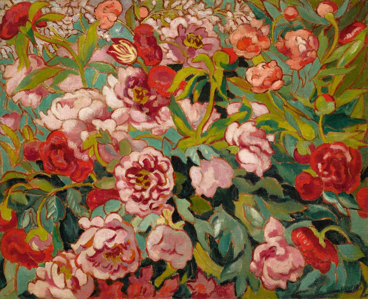 Louis Valtat — Parterre de Pivoines et Tulipes | Fine Art Print