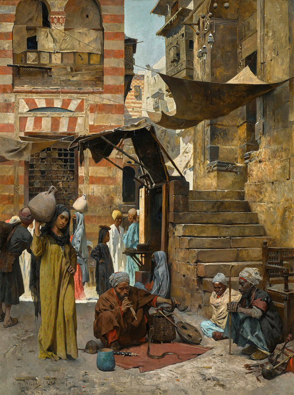 Charles Wilda — A Souk in Cairo | Fine Art Print