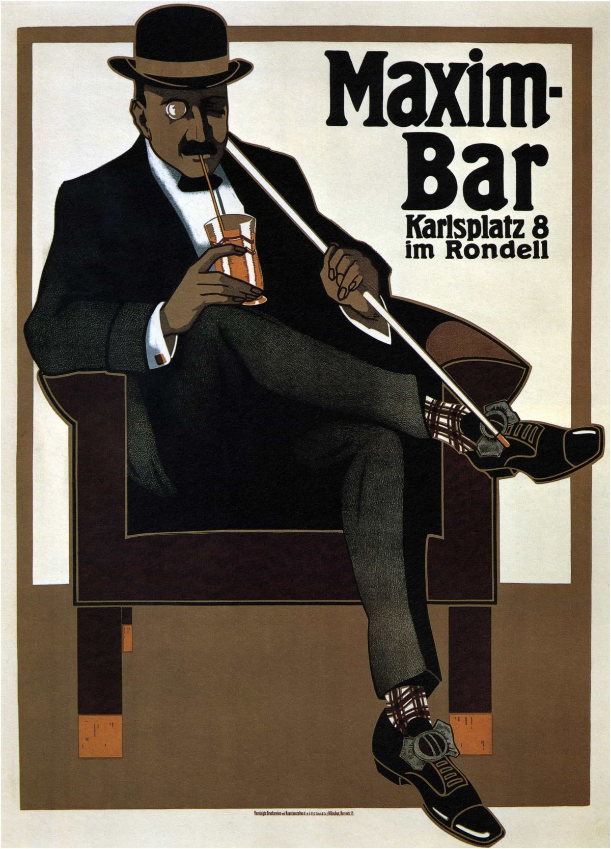 Hans Rudi Erdt — Maxim-Bar | Vintage Poster Print