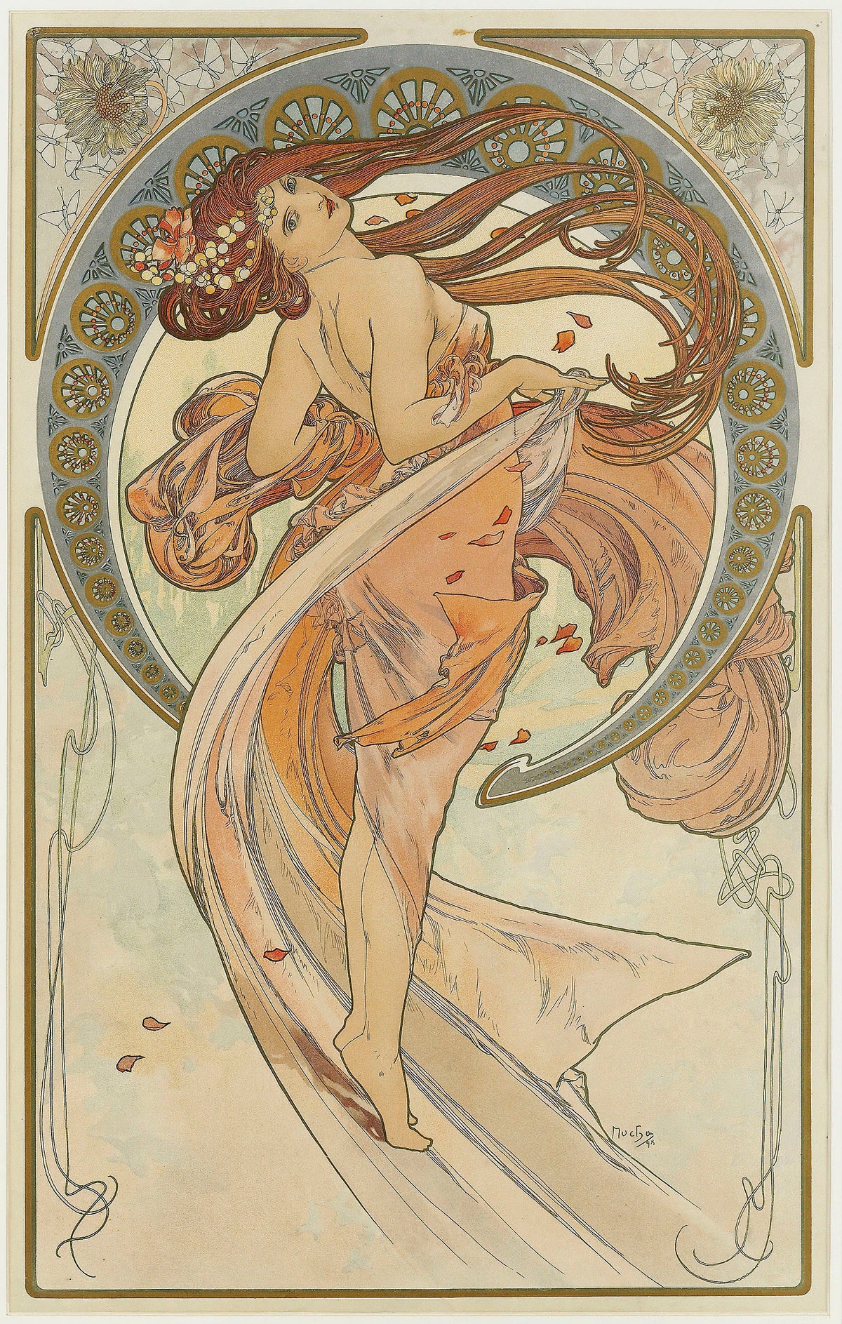 Alphonse Mucha — The Arts: Dance | Art Nouveau Print