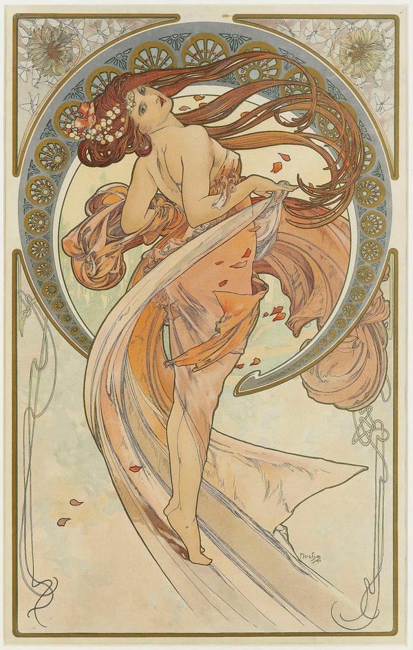 Alphonse Mucha — The Arts: Dance | Art Nouveau Print