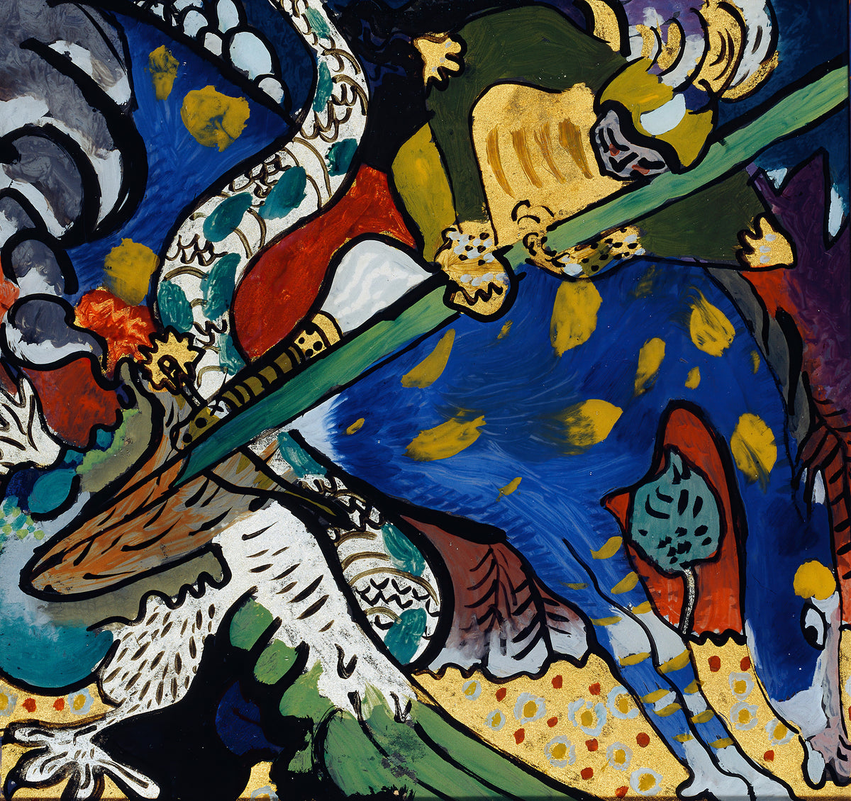 Wassily Kandinsky — Saint George | Symbolist Art Print
