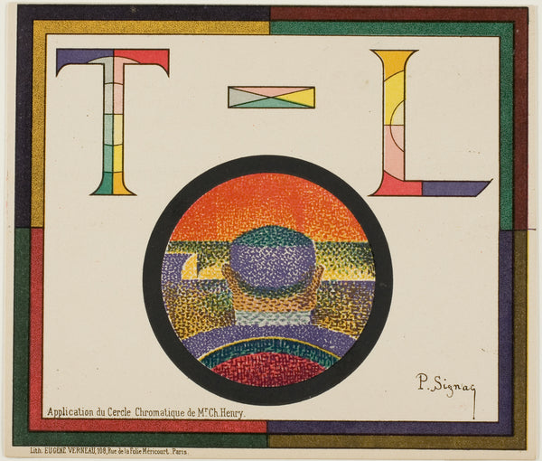 Paul Signac — Application du Cercle Chromatique | Lithograph Print