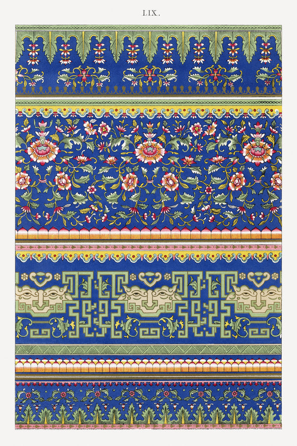 Owen Jones — Examples of Chinese Ornament, Plate 59 | Ornament Plate Print