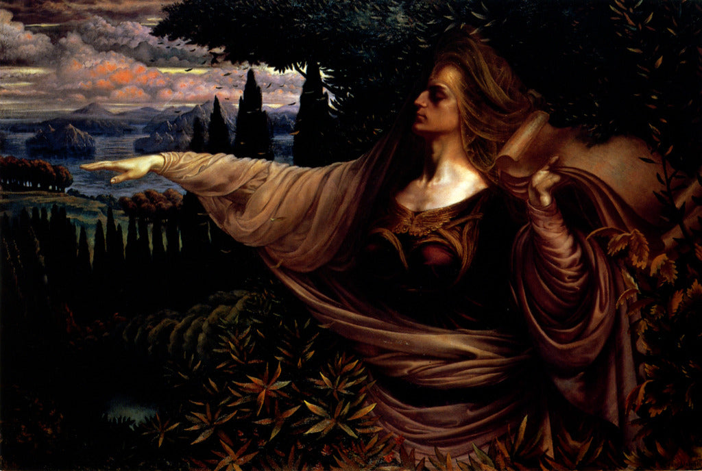 Jean Delville — The Oracle at Dodona (L'Oracle à Dodone) | Symbolist Art Print