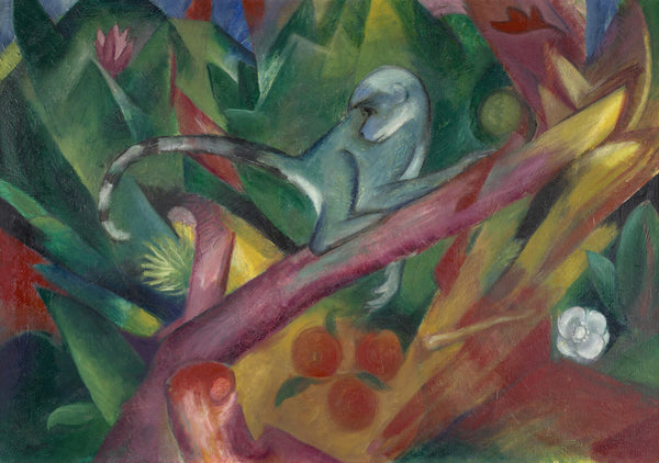 Franz Marc — The Monkey | Expressionist Fine Art Print