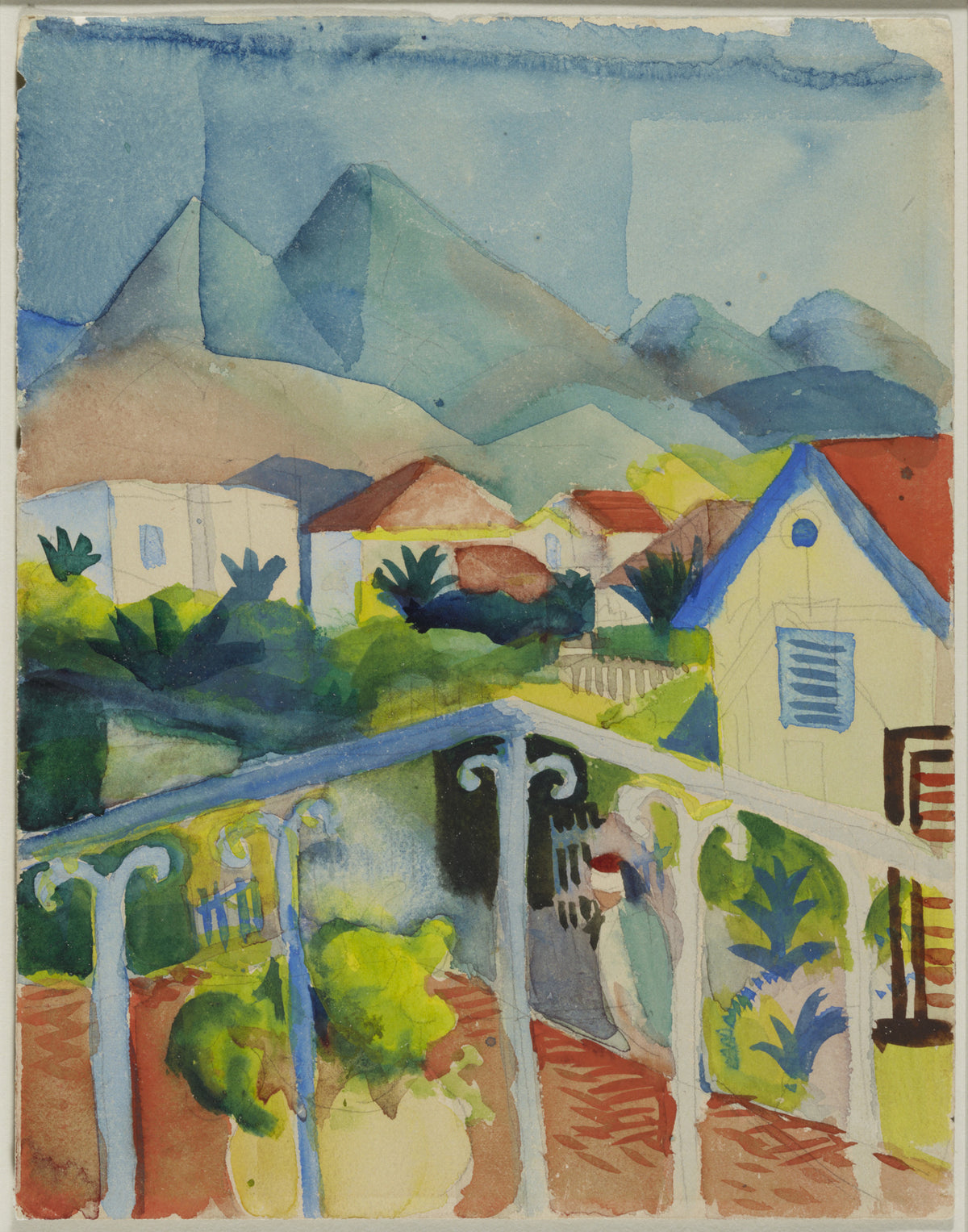 August Macke — St Germain near Tunis | Expressionist Fine Art Print