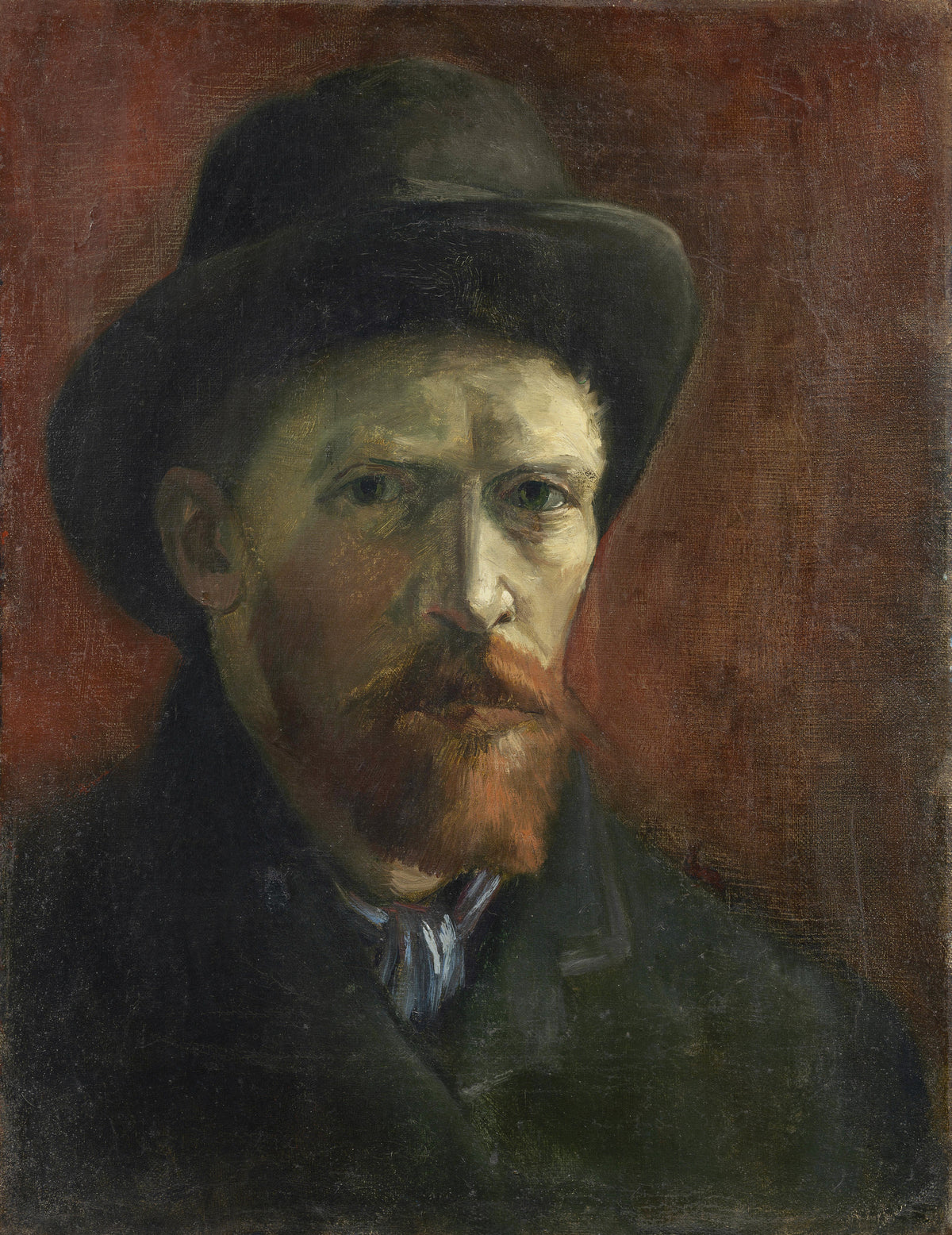 Vincent van Gogh — Self-Portrait with Felt Hat | Fine Art Print