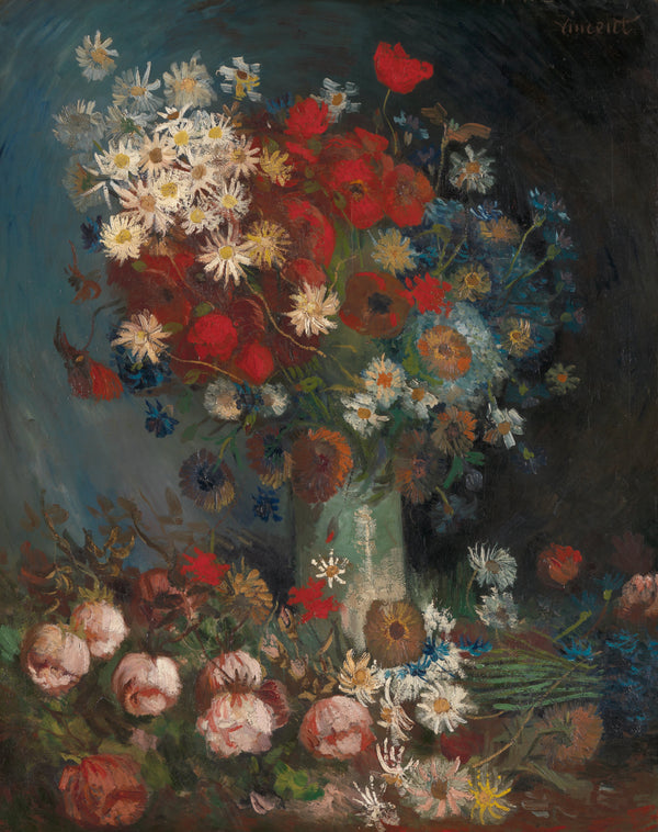 Vincent van Gogh — Still Life with Meadow Flowers and Roses | Fine Art Print