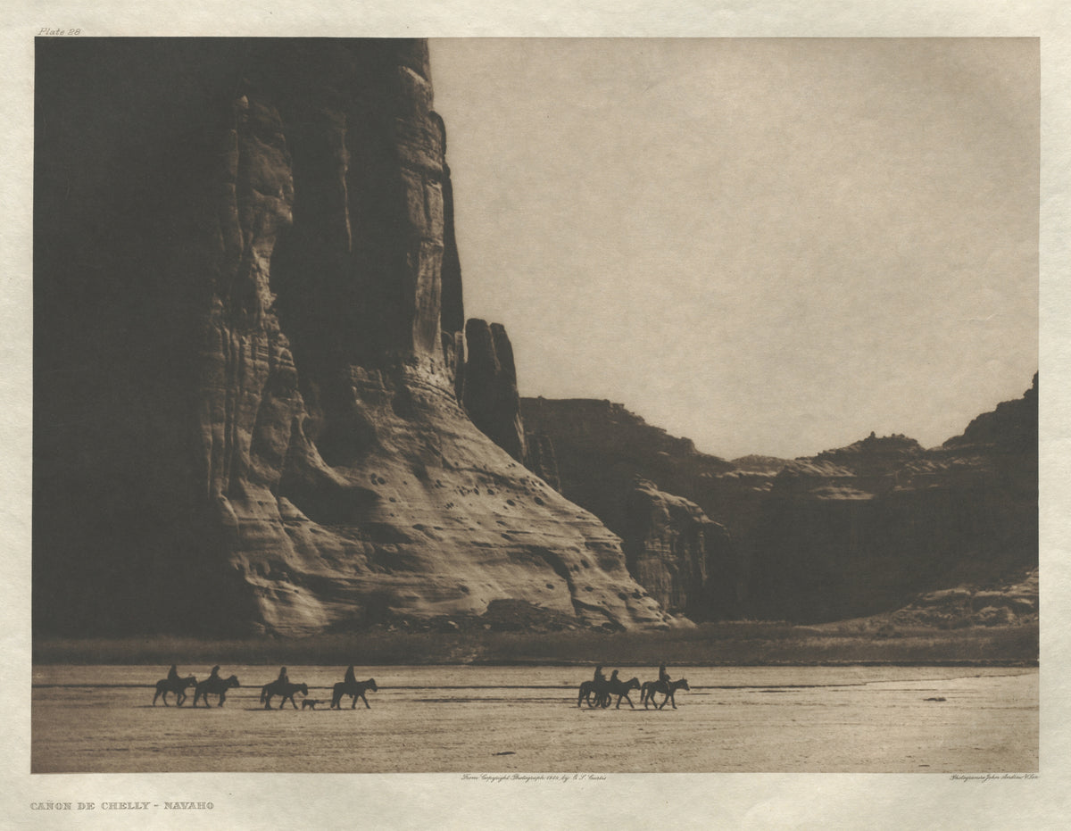 Edward S. Curtis — Cañon de Chelly, Navaho | Vintage Photograph Print