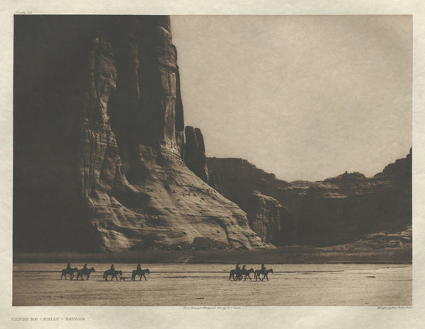 Edward S. Curtis — Cañon de Chelly, Navaho | Vintage Photograph Print