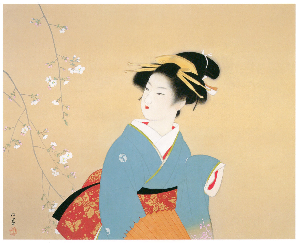 Uemura Shōen — Cherry Blossom Viewing | Fine Art Print