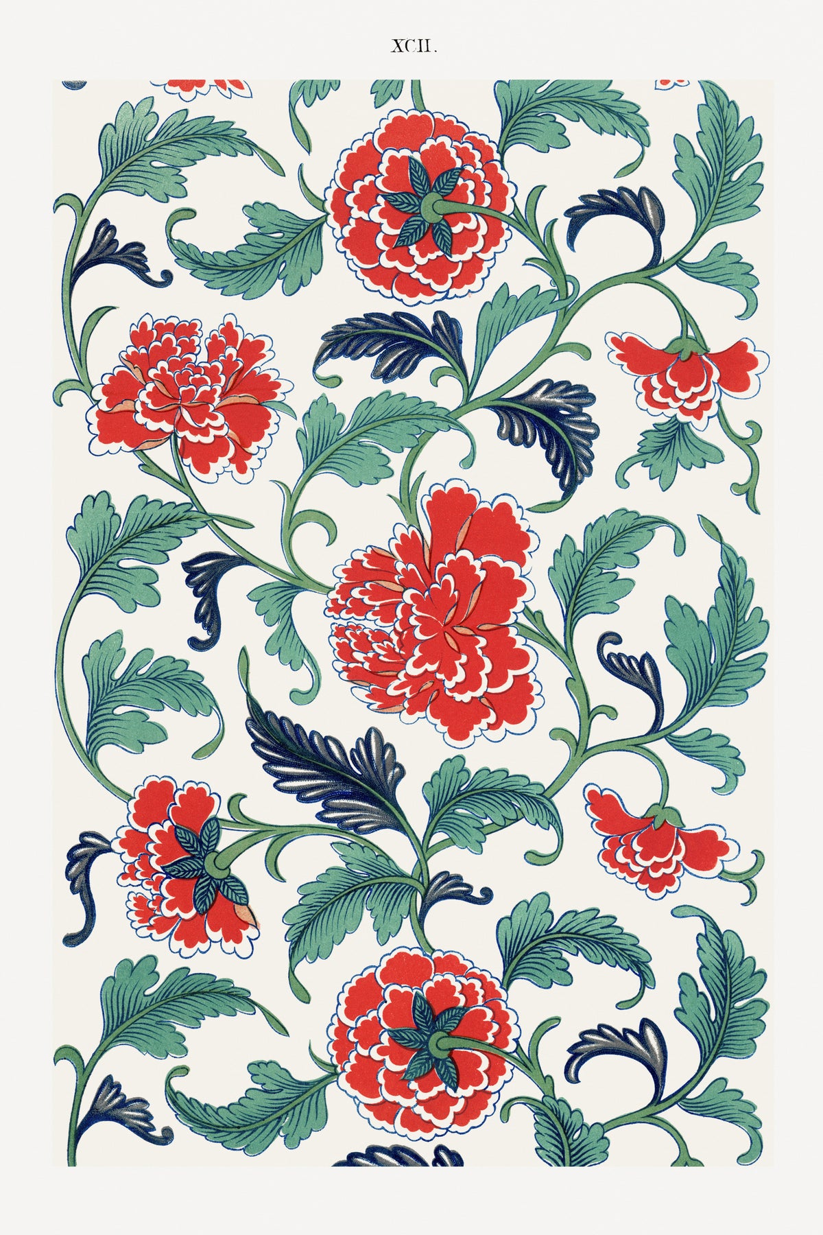 Owen Jones — Examples of Chinese Ornament, Plate 92 | Ornament Plate Print