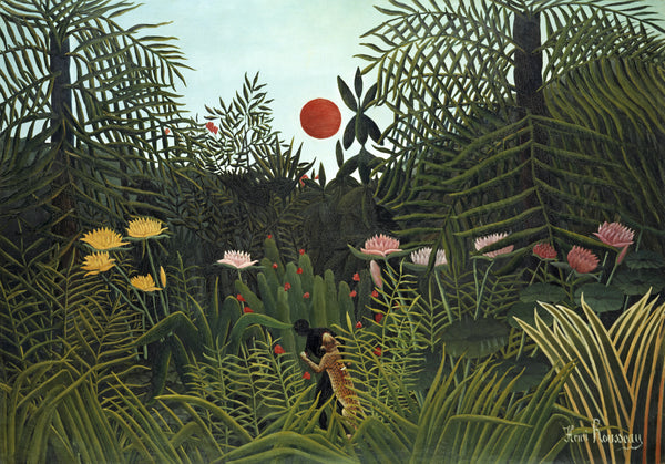 Henri Rousseau — Virgin Forest with Sunset | Fine Art Print