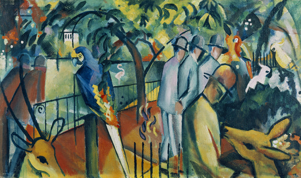 August Macke — Zoological Garden | Expressionist Fine Art Print