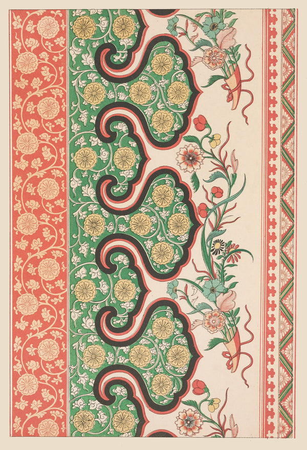 Owen Jones — Chinese Ornament: Cloud-Collar Band with Flower Sprays | Ornament Plate Print