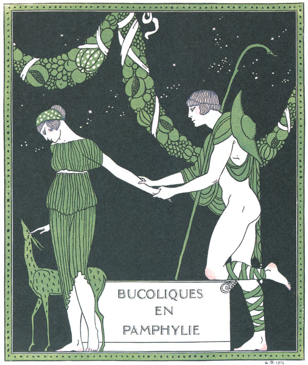 George Barbier — Bucoliques en Pamphylie | Art Deco Print