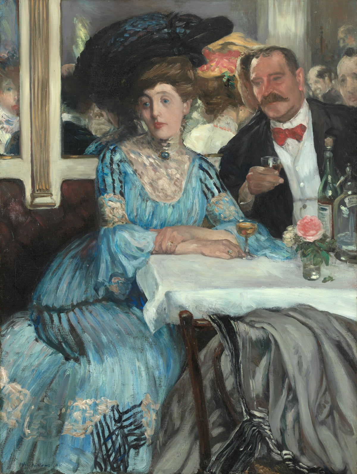 William Glackens — At Mouquin's | Fine Art Print