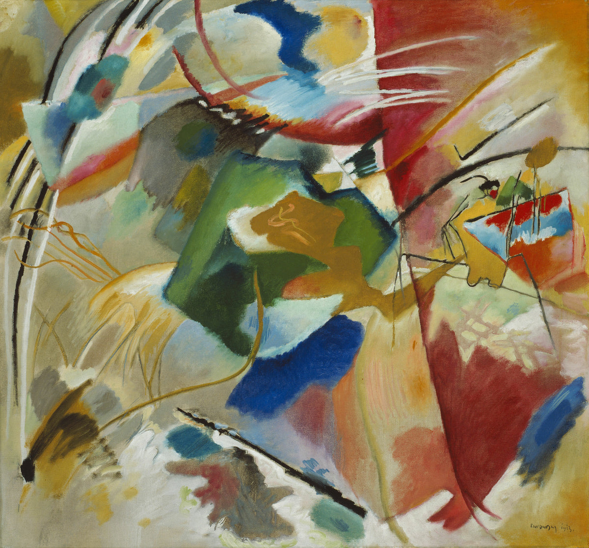 Wassily Kandinsky — Painting with Green Center | Expressionist Fine Art Print