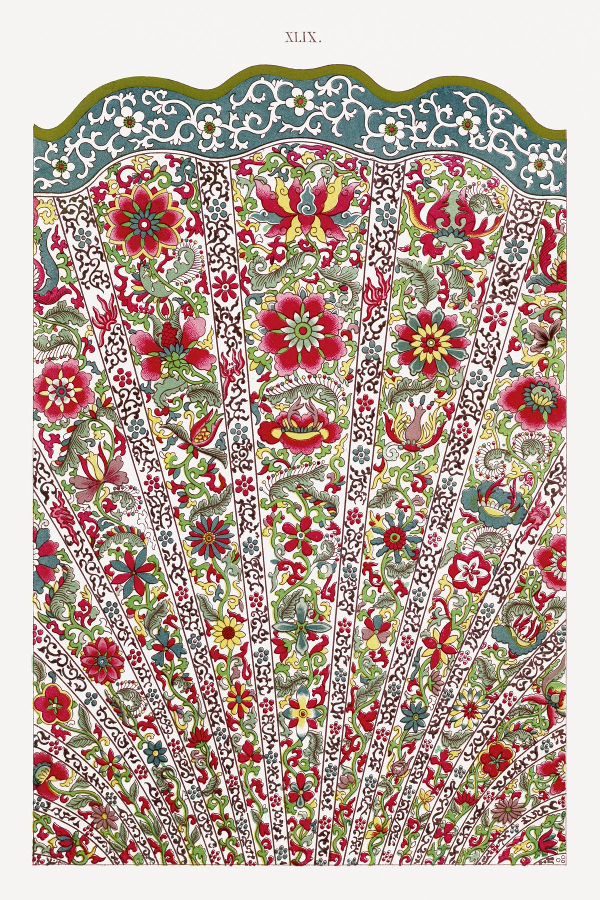 Owen Jones — Examples of Chinese Ornament, Plate 49 | Ornament Plate Print