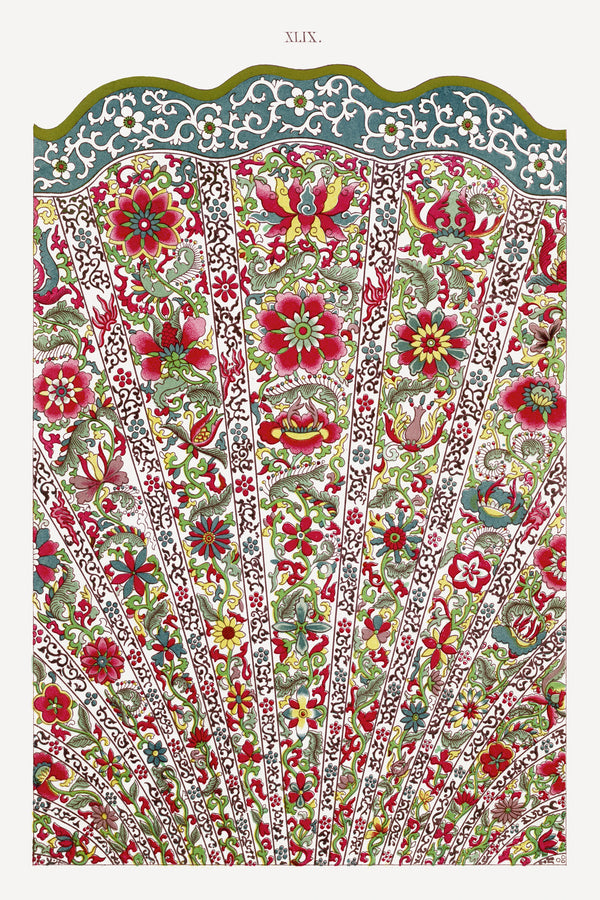 Owen Jones — Examples of Chinese Ornament, Plate 49 | Ornament Plate Print