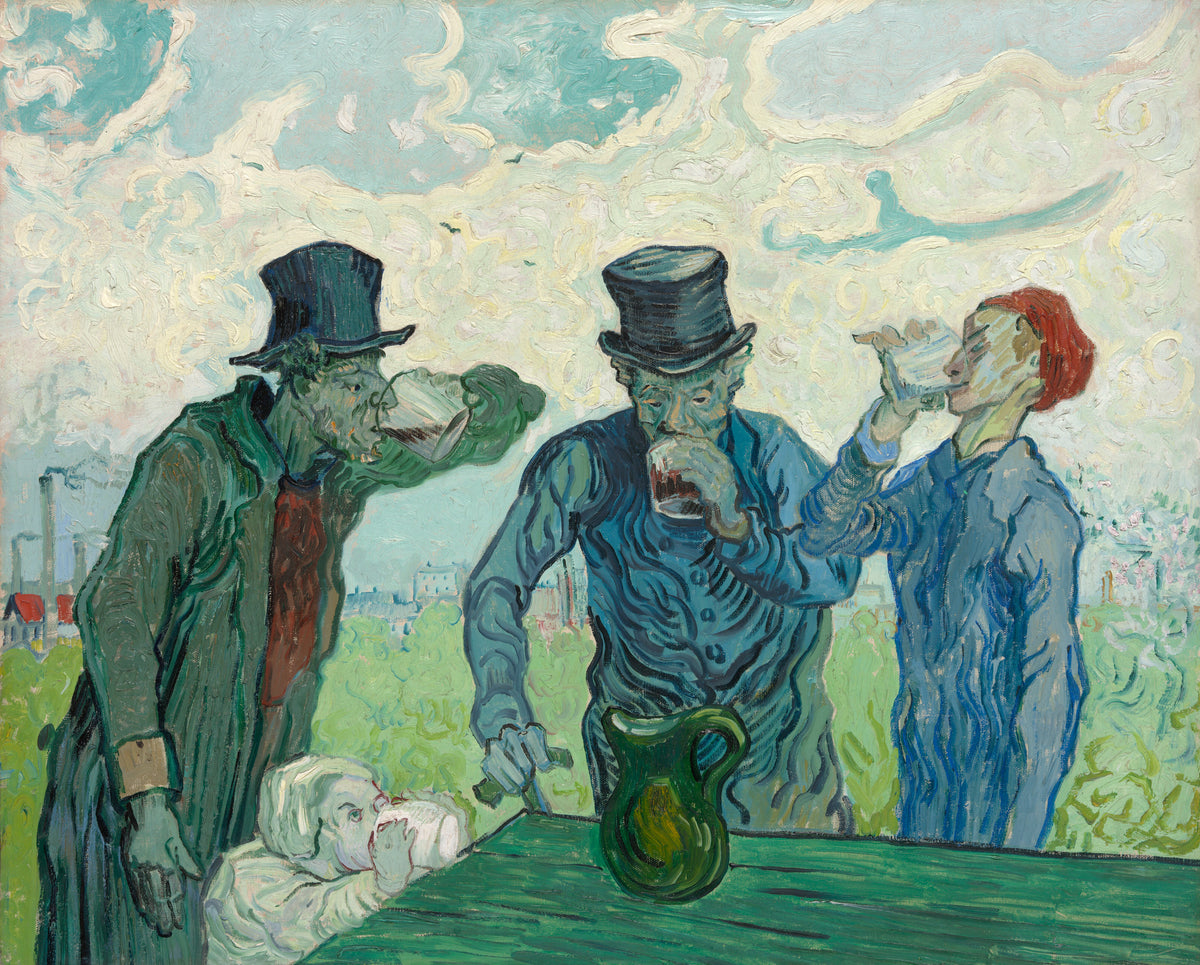 Vincent van Gogh — The Drinkers (after Daumier) | Fine Art Print