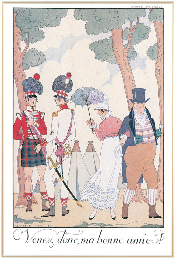 George Barbier — Venez donc, ma bonne amie! | Art Deco Print