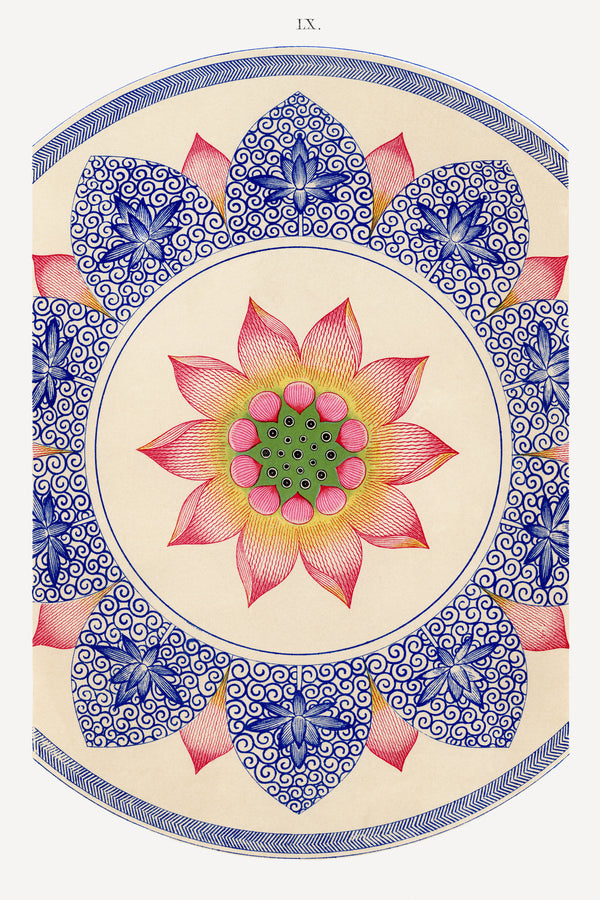 Owen Jones — Examples of Chinese Ornament, Plate 60 | Ornament Plate Print