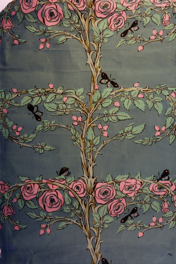 Arthur Heygate Mackmurdo — Rose and Tree | Ornament Plate Print