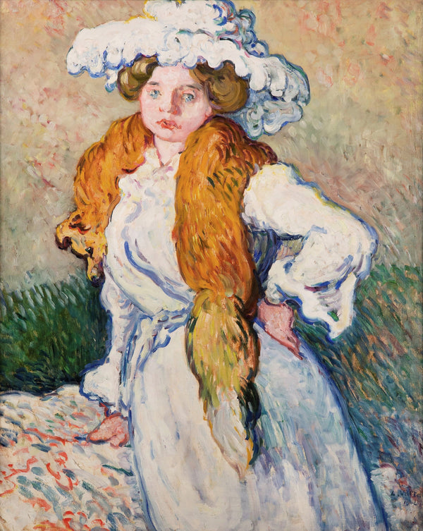 Louis Valtat — Suzanne Valtat au renard | Fine Art Print