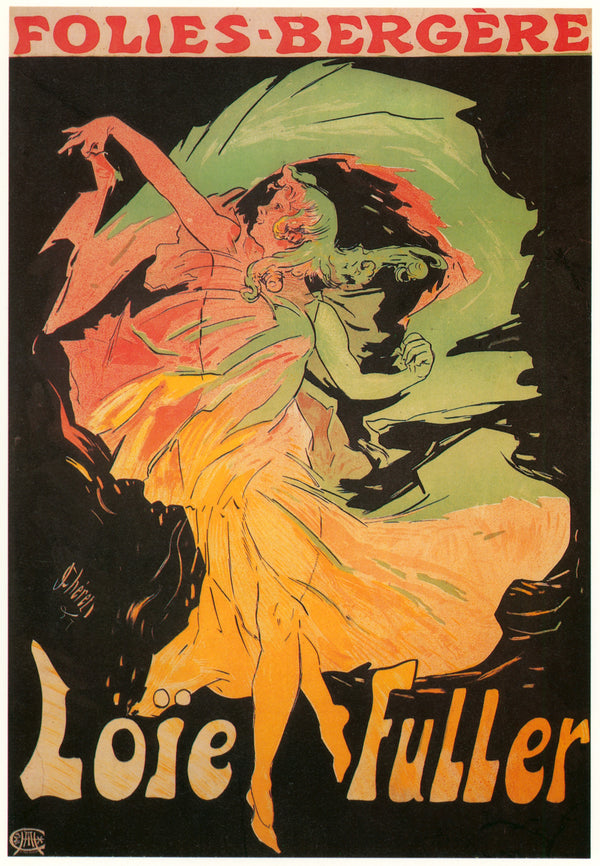Jules Chéret — Folies-Bergère, Loïe Fuller | Vintage Poster Print