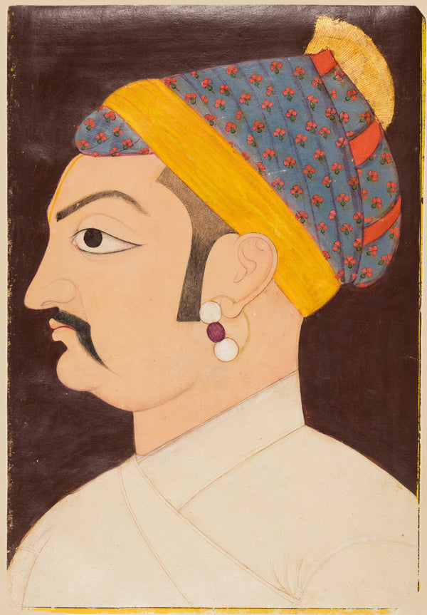 Marwar (Jodhpur) school — Portrait of Rao Shiv Singh Chandrawat | Indian Miniature Painting Print