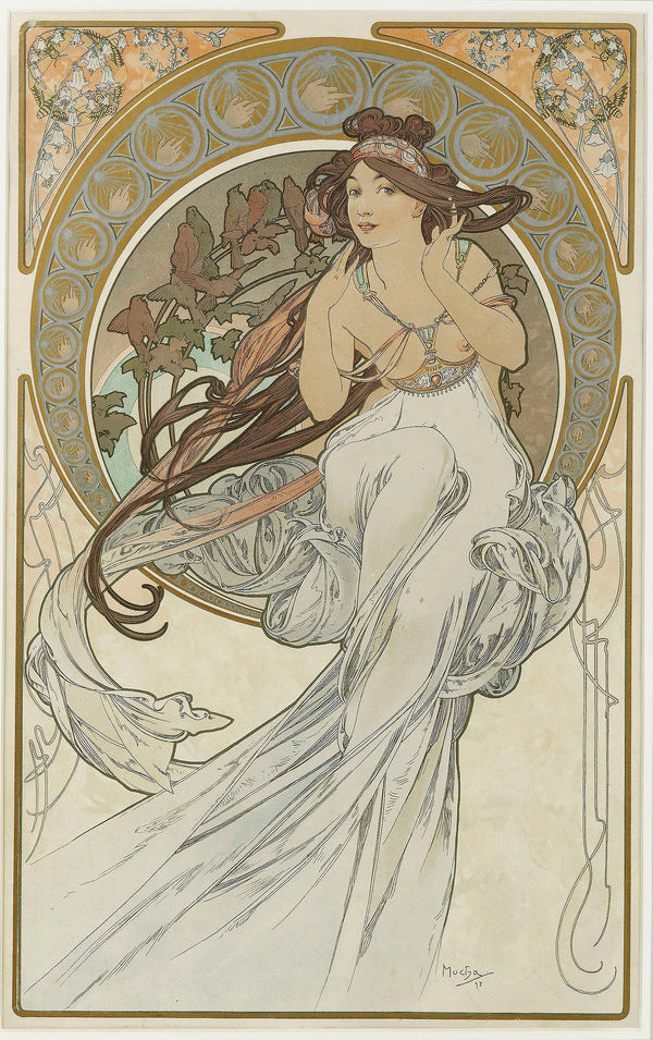 Alphonse Mucha — The Arts: Music | Art Nouveau Print