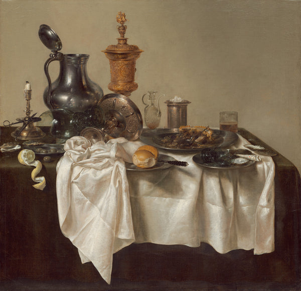 Willem Claesz. Heda — Banquet Piece with Mince Pie | Fine Art Print