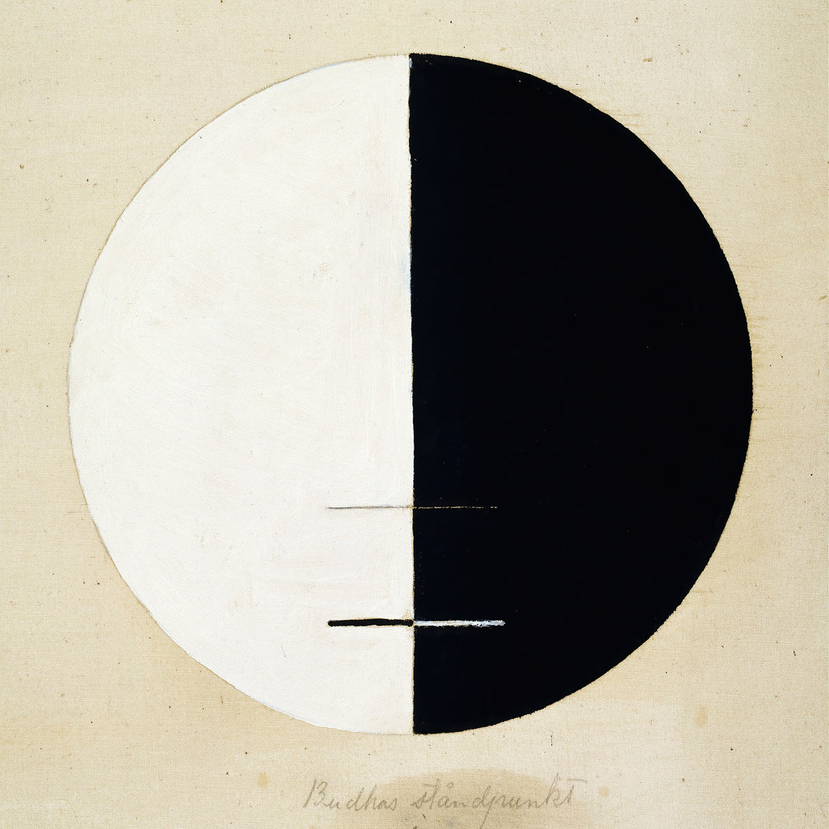 Hilma af Klint — Buddha's Standpoint (half-black circle) | Fine Art Print