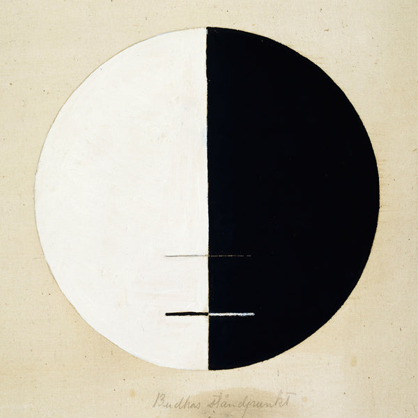 Hilma af Klint — Buddha's Standpoint (half-black circle) | Fine Art Print