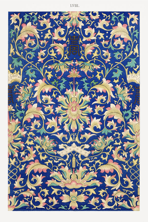 Owen Jones — Examples of Chinese Ornament, Plate 58 | Ornament Plate Print