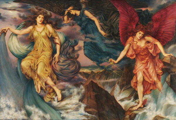Evelyn De Morgan — The Storm Spirits | Symbolist Art Print