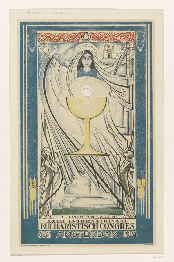 Jan Toorop — Affiche voor het Internationaal Eucharistisch Congres, 1924 | Vintage Poster Print