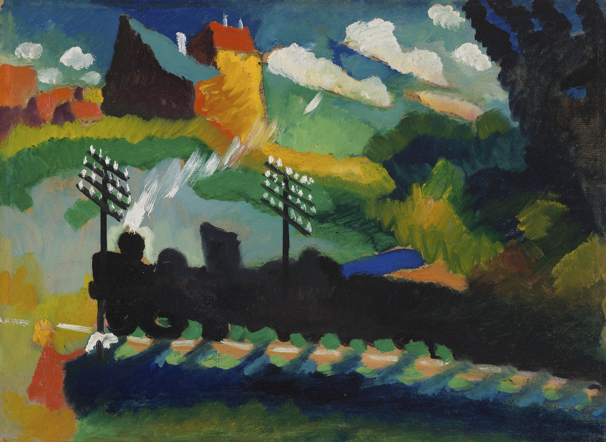 Wassily Kandinsky — Railway near Murnau | Expressionist Fine Art Print